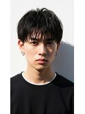 越谷メンズ/リバースセンターパート×刈り上げニュアンスパーマ