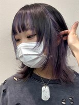 フェイス 石川町 (FACE) ラベンダーグレージュ×ミディアムレイヤー