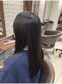 自然な縮毛矯正