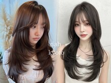 レイヤーカット riah 京都河原町 顔周りレイヤーカット／前髪カットレイヤーカット