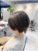 大人可愛い小顔ひし形ショートショートボブ髪質改善20代30代40代