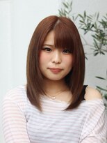 バルス(BLS)&nbsp;【藤枝】艶ベージュミディストレート