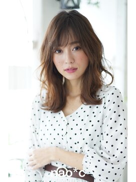 ナオシ エリアツー 北大和店(nao c area2) 【奈良/富雄nao*c】ひし形シルエットユルフワ外ハネミディー