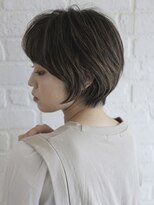 デイジー インデックスヘア 大島店(DAISY index hair)&nbsp;大人美人横顔の綺麗なショートボブ 丸みショート 小顔ショート