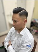 サイドパート、スキンフェード