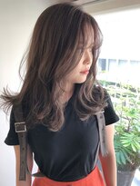フィル 横浜(fil)&nbsp;オリーブグレージュ_くびれヘアアプリコットオレンジ