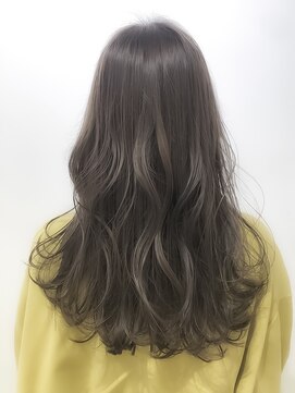 アドラーブル 万代店 (adorable) 艶感アッシュグレージュ☆暗髪フェアリーロング20代30代40代