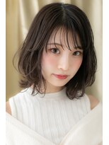 カバーヘア ブリス 北浦和(COVER HAIR bliss) シースルーバング美髪アッシュブラック大人ボブウルフY北浦和