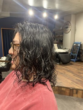 フラット(flat) ロン毛男子