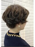 無造作パーマショート