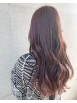 アチーブリス(achieve Liss) 大人可愛いなみなみウェーブロング 暖色系ピンクブラウン