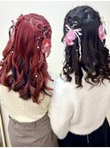２人でお揃いにすれば怖い物はないっ♪『ふたごちゃんヘア～♪』