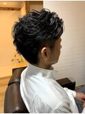 パーマヘア■理容室/バーバー/メンズ/ヘッドスパ/シェービング