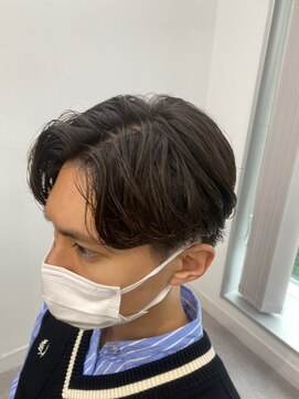 ネオリーブ クーロ メゾン 横浜(Neolive curro Maison) 韓国センターパート×ニュアンスパーマ[メンズ]