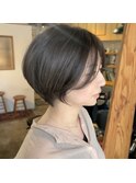 20代30代40代50代丸みショート　小顔　大人可愛い　ショートボブ
