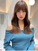 大人かわいいナチュラルスタイル/顔周りレイヤースタイル