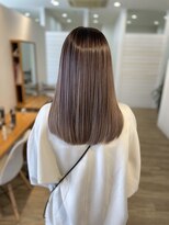 グリーンルームセカンド 結城店(GREEN ROOM. 2nd)&nbsp;つるりんちょ。髪質改善カラー　透明感カラー×グレージュ