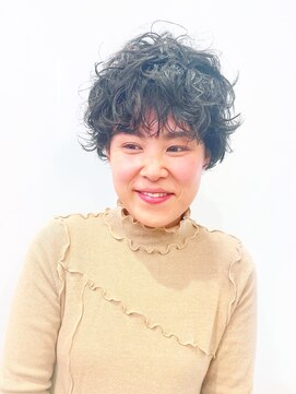 モリオフロムロンドン 松戸店(Morio from London) 【松戸 藤原】黒髪マッシュショートパーマ