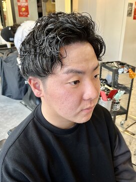 フランクスバーバーリザーブ 人形町店(FRANK’S BARBER RESERVE) ソフトスパイラルピンパーマ　ｙ