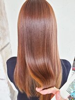オートゥール(hair room Auteur) 20代30代40代髪質改善ダブルカラーキャメルブラウン透明感