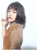 寝ぐせ風ショートボブ とろみ ギブソンタックモードワンカール