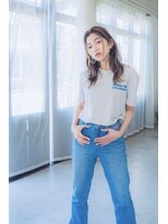 ニュイ 高槻 阪急茨木店(nui)&nbsp;イメチェンアンブレラカラー前髪ウェーブパーマこなれミディ