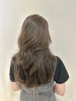 アクション 心斎橋店(ACTION)&nbsp;20代30代レイヤーカット　オリーブベージュ　韓国ヘア