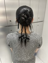 【新宿駅/新宿三丁目/ヘアセット/カチモリヘア】