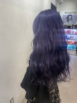エイト プラット 渋谷2号店(EIGHT plat) ブルーラベンダー　ブリーチカラー　7/11