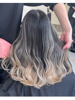 アライブ ハラジュク(ALIVE harajuku) 【Rikuto限定】バレイヤージュ シャドールーツ エンドカラー