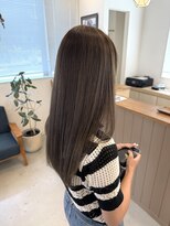 ジジ 宇都宮(Gigi)&nbsp;くびれヘア/フェイスレイヤー/アプリコットオレンジ/宇都宮/鶴田