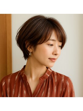 スープレックス ヘアーデザイン(SOUPREX HAIR DESIGN) 美シルエットショートレイヤーボブ　20代 30代 40代 50代 60代