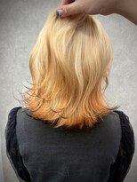 いろあそび 八王子&nbsp;【キツネカラー】抜きっぱなしブロンド×オレンジ×黒