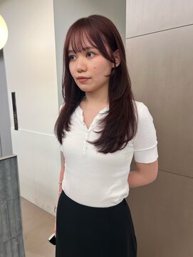 ローレンアオ(LOREN AO) くびれヘア/アプリコットオレンジ/ハイライトカラー/矢場町