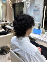 ケンジ 平塚 アネッタ(KENJE annetta)&nbsp;【パーマ】波巻きウルフパーマ