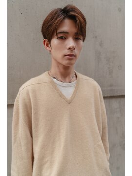 ベター(better) メンズナチュラルブラウンベージュカラーさわやかアップバング