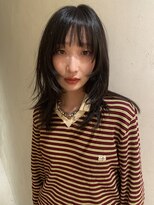 ルノ(RUNO)&nbsp;ハッシュカット/顔まわりレイヤー/ミディアムレイヤー