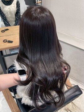 シェノン 表参道(CHAINON) 表参道/着物ヘア/ダークアッシュ/ミディアムレイヤーカット/渋谷