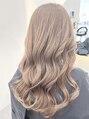 アグ ヘアー アシリ 千歳長都店(Agu hair asir)&nbsp;【クオルシアカラー】ブリーチなしハイトーンベージュ