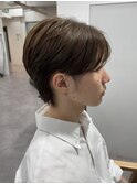 韓国風毛流れセンターパート