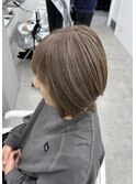 【白髪ぼかしハイライト】白髪染めで暗かったのが明るく綺麗に