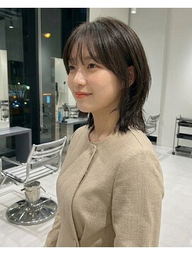 ハーツオオサカ(HE:ARTS OSAKA) ヨシンモリ風顔まわりレイヤー×ボブ