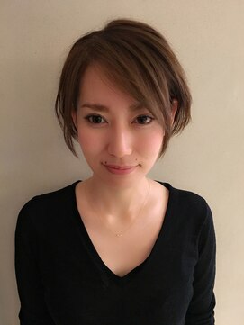 ロンド 銀座(Lond) 大人可愛いショート 担当川瀬賢翁