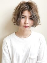 アグ ヘアー シーバス 薩摩川内店(Agu hair chivas)&nbsp;《Agu hair》小顔かわいい無造作ラフウェーブミニボブ