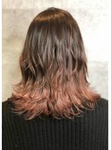 10代/20代/30代/40代/暖色系カラー/ピンクグラデーション