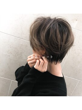 ケアシンサイバシ(CARE shinsaibashi) 軽めショート×外国人風ハイライト