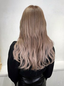 アンク クロス 池袋北口店(ANKHCROSS) 《アンククロス 柴田》ミルクティーベージュグラシールエクステ