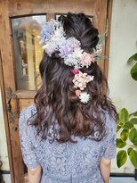 ヘア メイク リン(hair make rin)&nbsp;ドライフラワー☆ダウンスタイル
