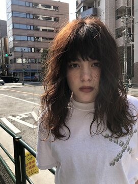 サク(Sac.) 動きのあるパーマ×柔らかベージュ　Sac.栃木優佑