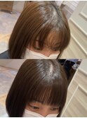 前髪にも縮毛卒業髪質改善！ 大宮東口/髪質改善ヘッドスパ専門店